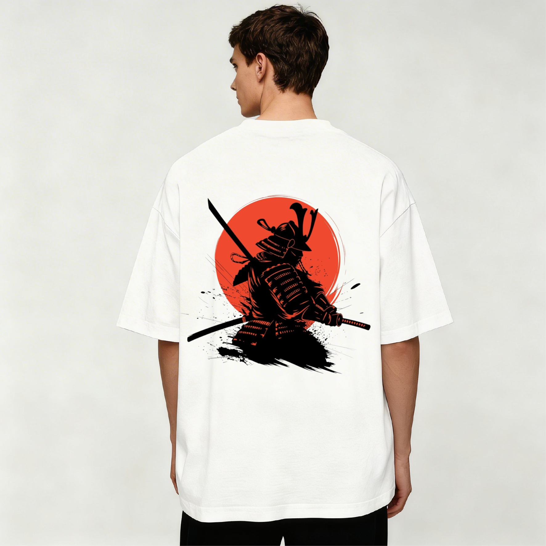 T SHIRT OVER UOMO SAMURAI