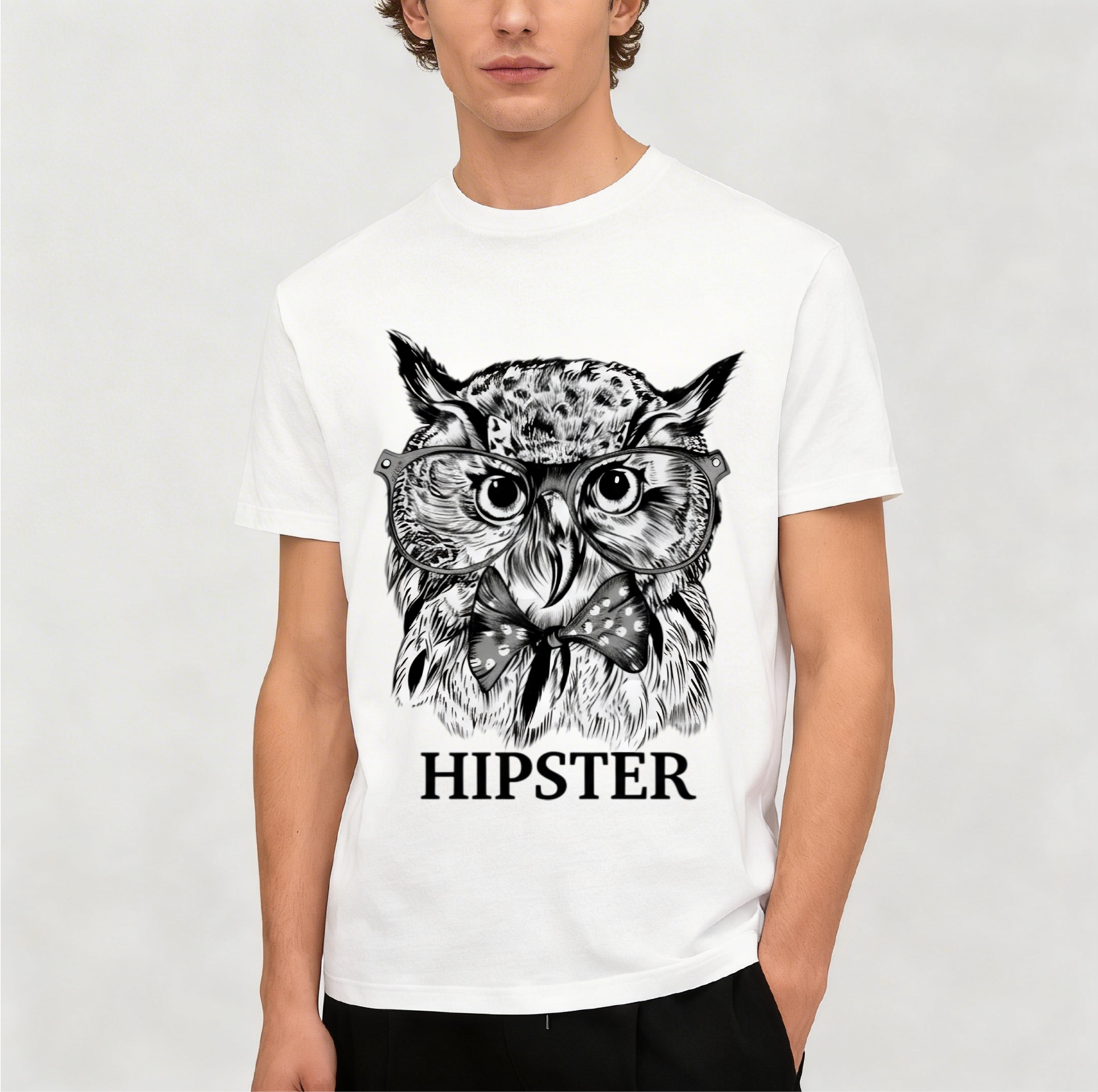 T SHIRT REGULAR UOMO HIPSTER