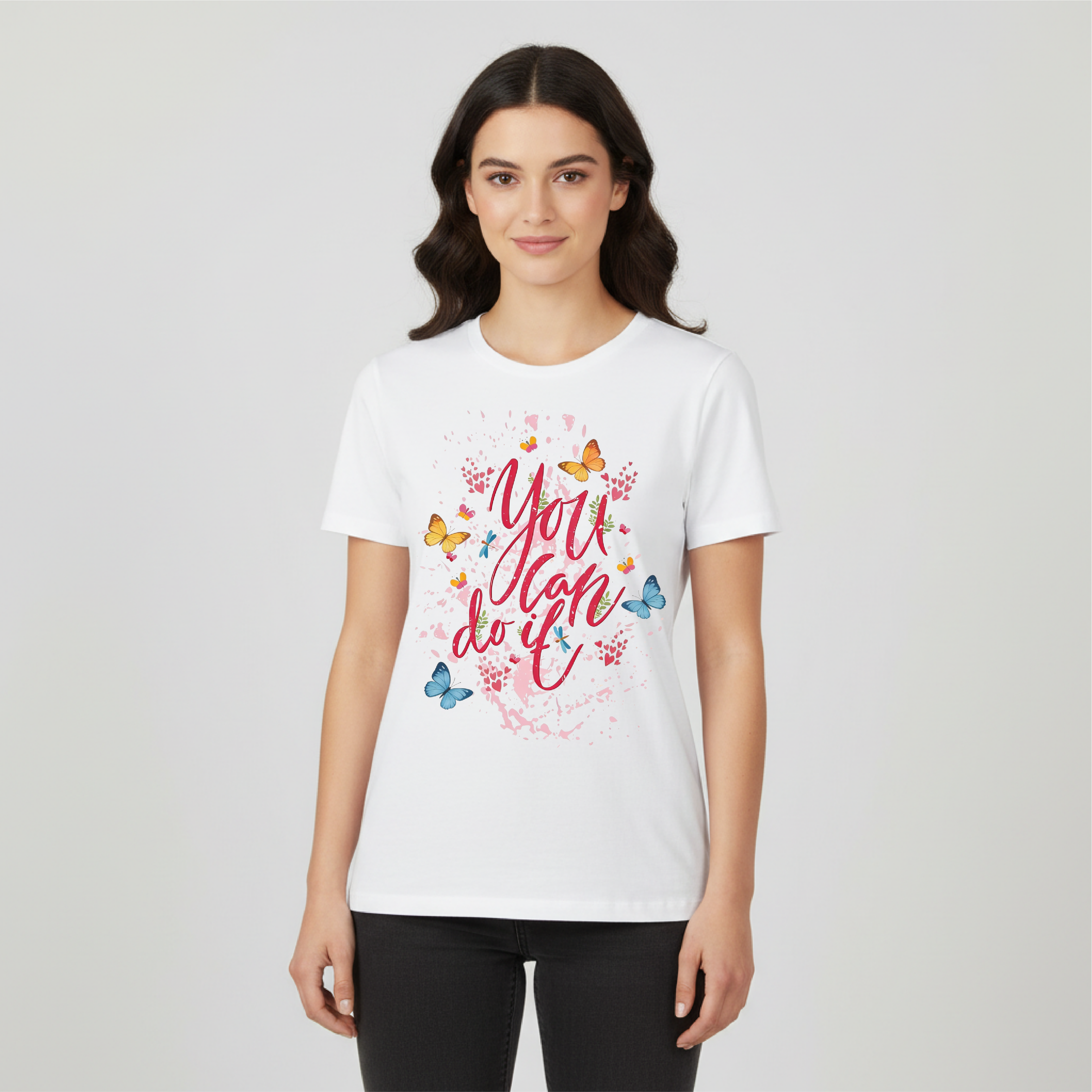T SHIRT DONNA YOU CAN