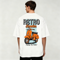 T SHIRT OVER UOMO VESPA RETRO