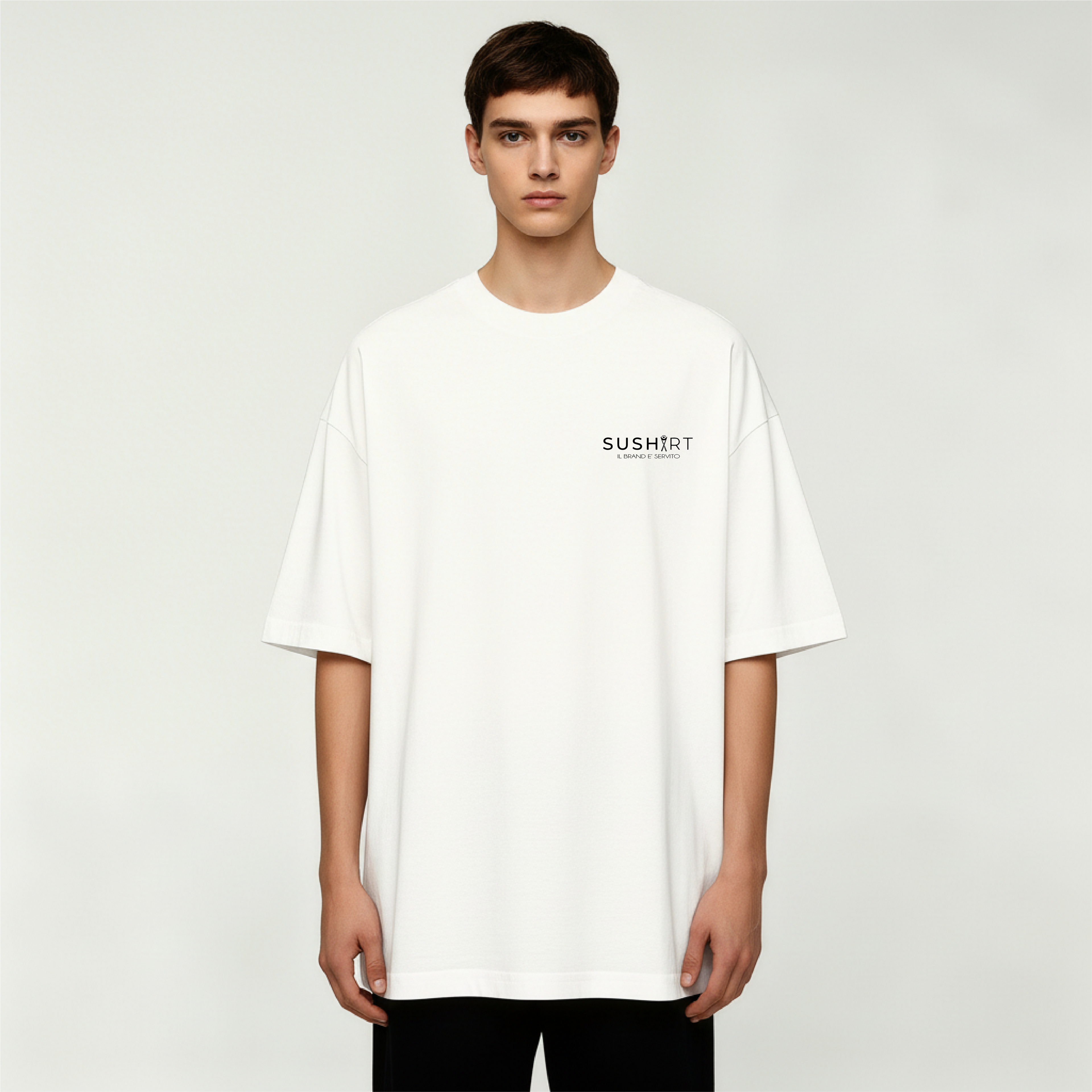 T SHIRT OVER UOMO HAPPINESS