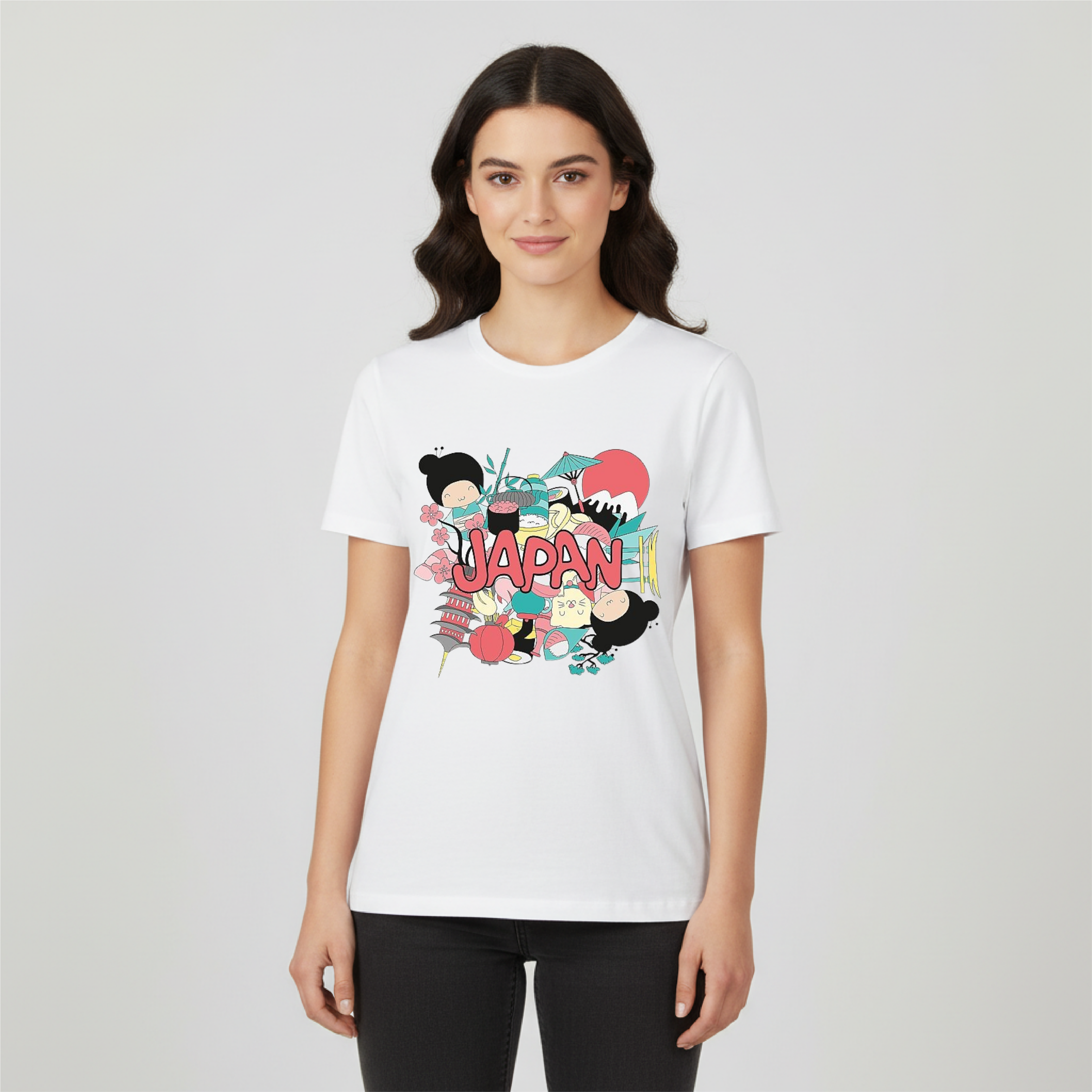 T SHIRT DONNA JAPAN