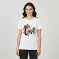 T SHIRT DONNA LOVE FLOWER