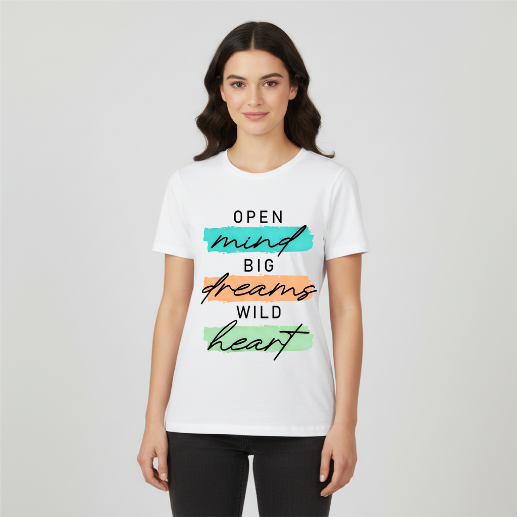 T SHIRT DONNA OPEN MIND