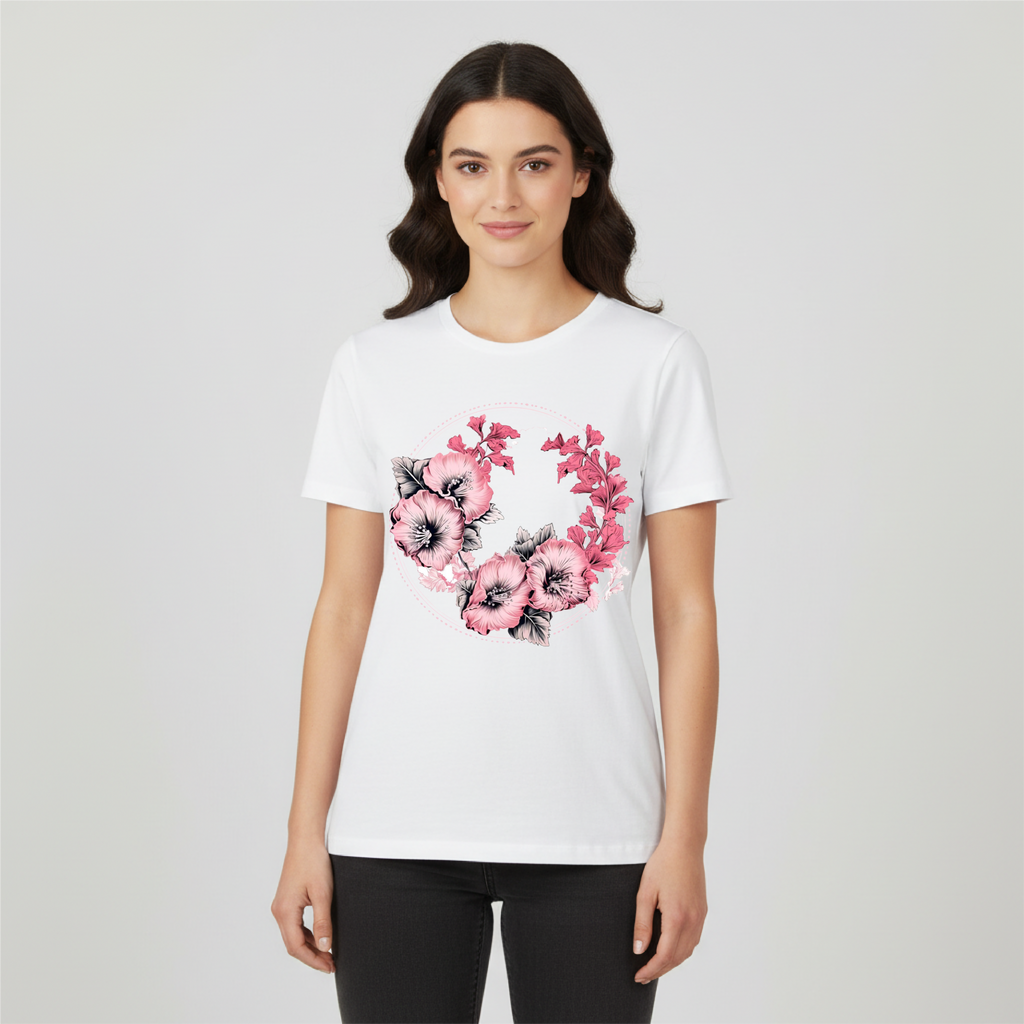 T SHIRT DONNA ORIENTAL FLOWER