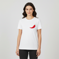 T SHIRT DONNA MINIMAL PEPERONCINO