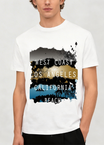 T SHIRT REGULAR UOMO CALIFORNIA