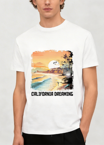 T SHIRT REGULAR UOMO CALIFORNIA