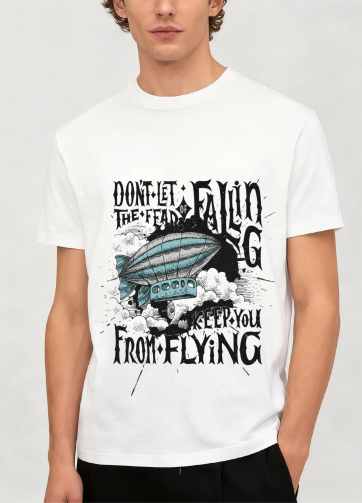 T SHIRT REGULAR UOMO FLYING