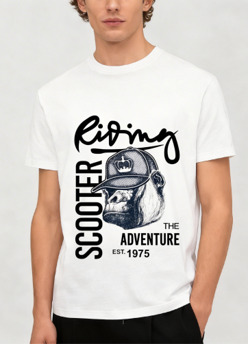 T SHIRT REGULAR UOMO GORILLA