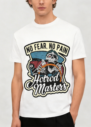 T SHIRT REGULAR UOMO NO FEAR NO PAIN
