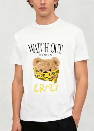 T SHIRT REGULAR UOMO CRAZY