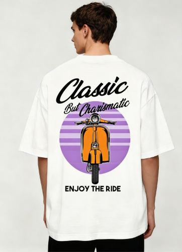 T SHIRT OVER UOMO VESPA CLASSIC